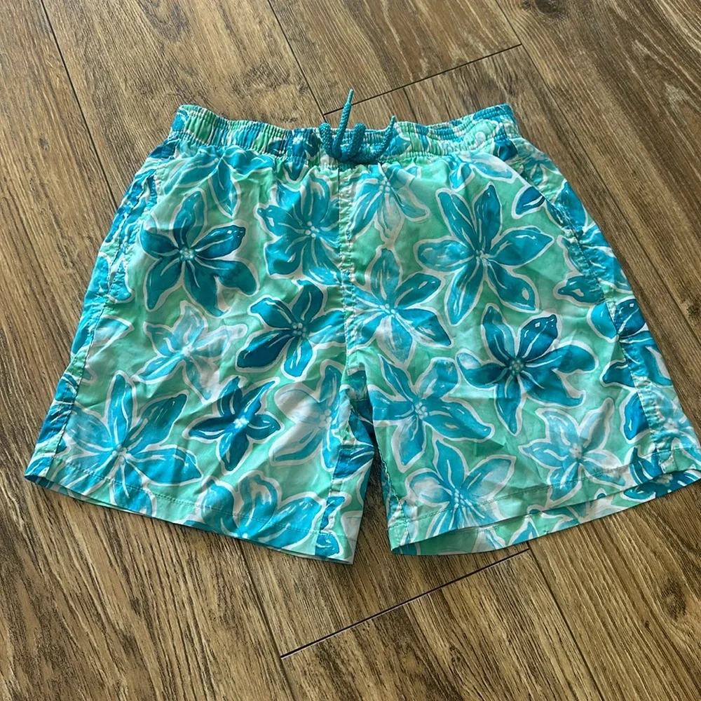 Vilebrequin - Mahina printed swim shorts boys size 14 - Picture 1 of 3